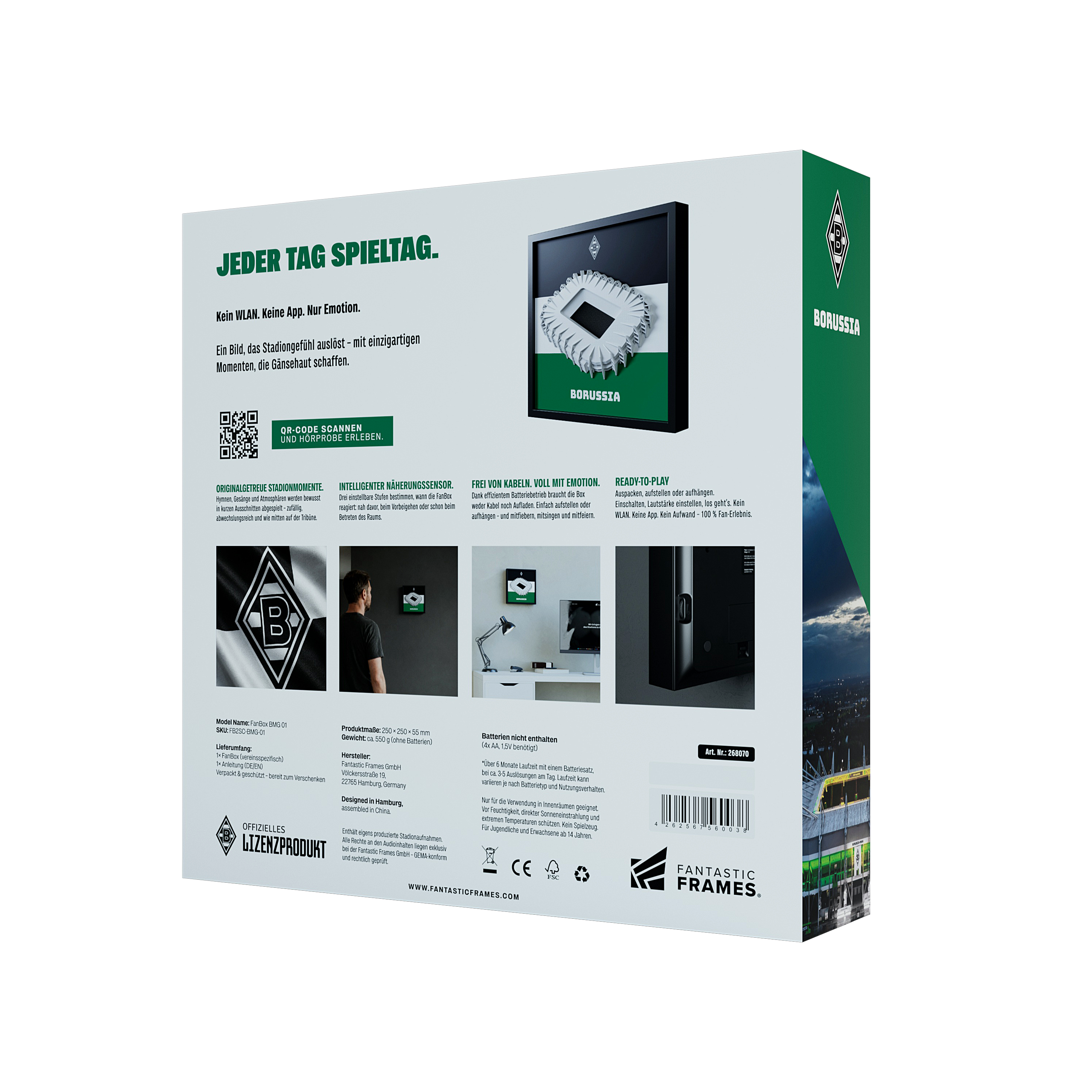Borussia Mönchengladbach FanBox Geschenkverpackung, Rückseite