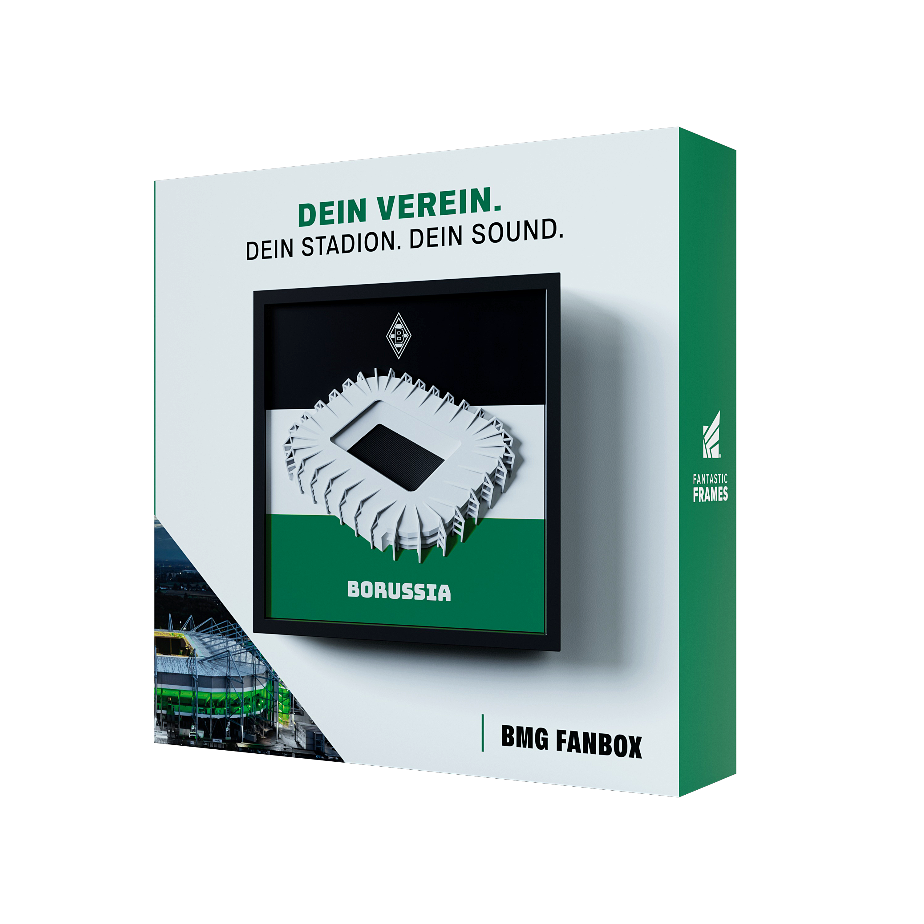 Borussia Mönchengladbach FanBox in der Geschenkverpackung, Vorderseite