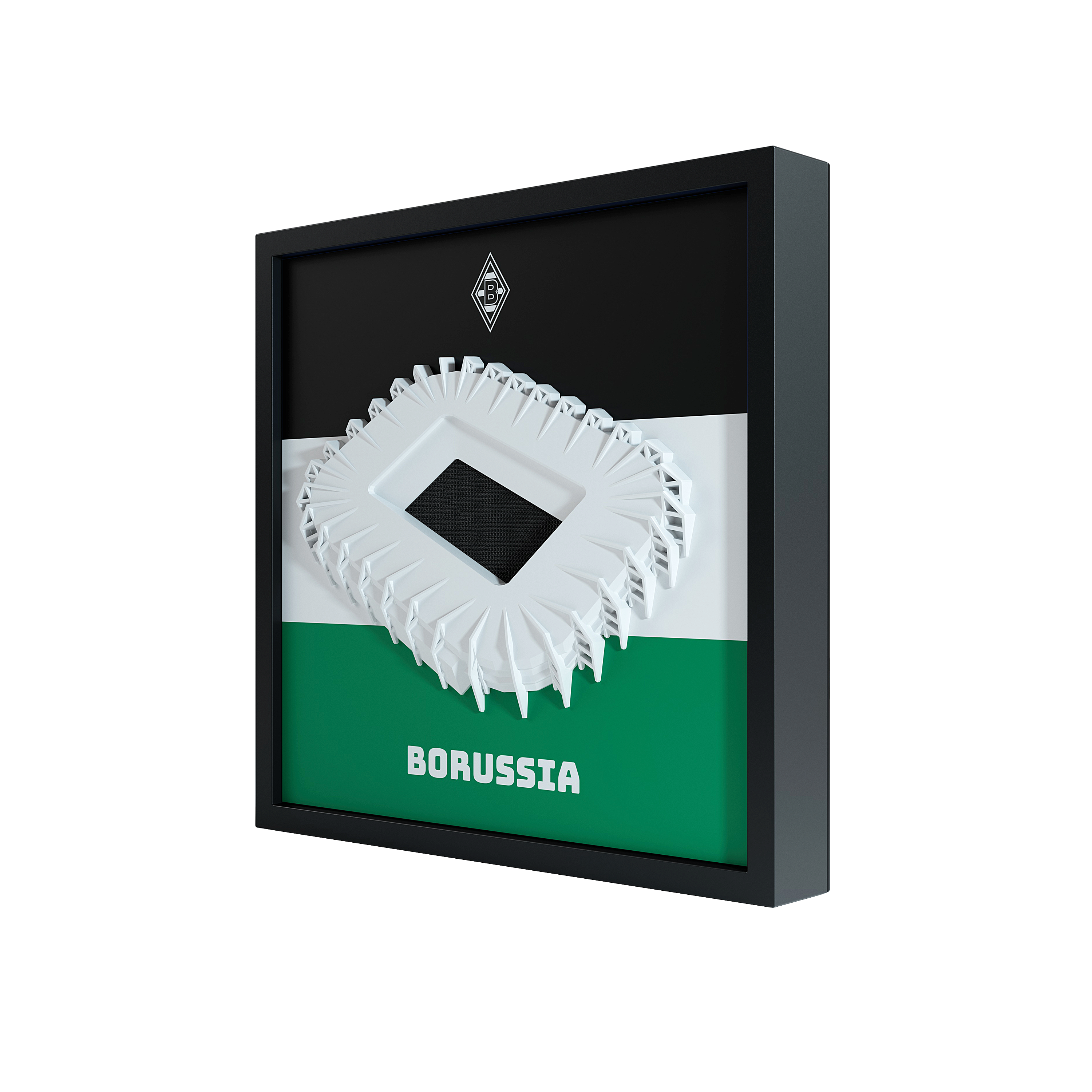 Borussia Mönchengladbach FanBox schräg von vorne