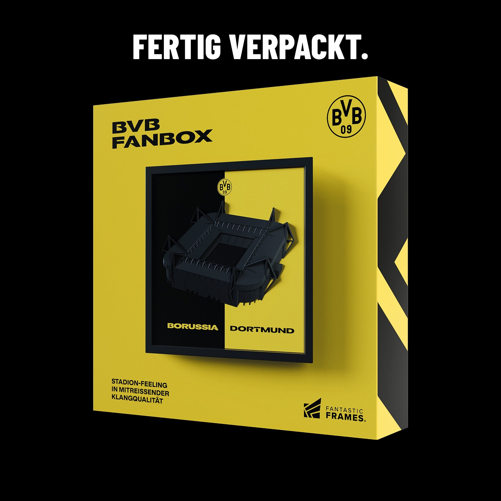 BVB FanBox fertig verpackt in der Geschenkbox