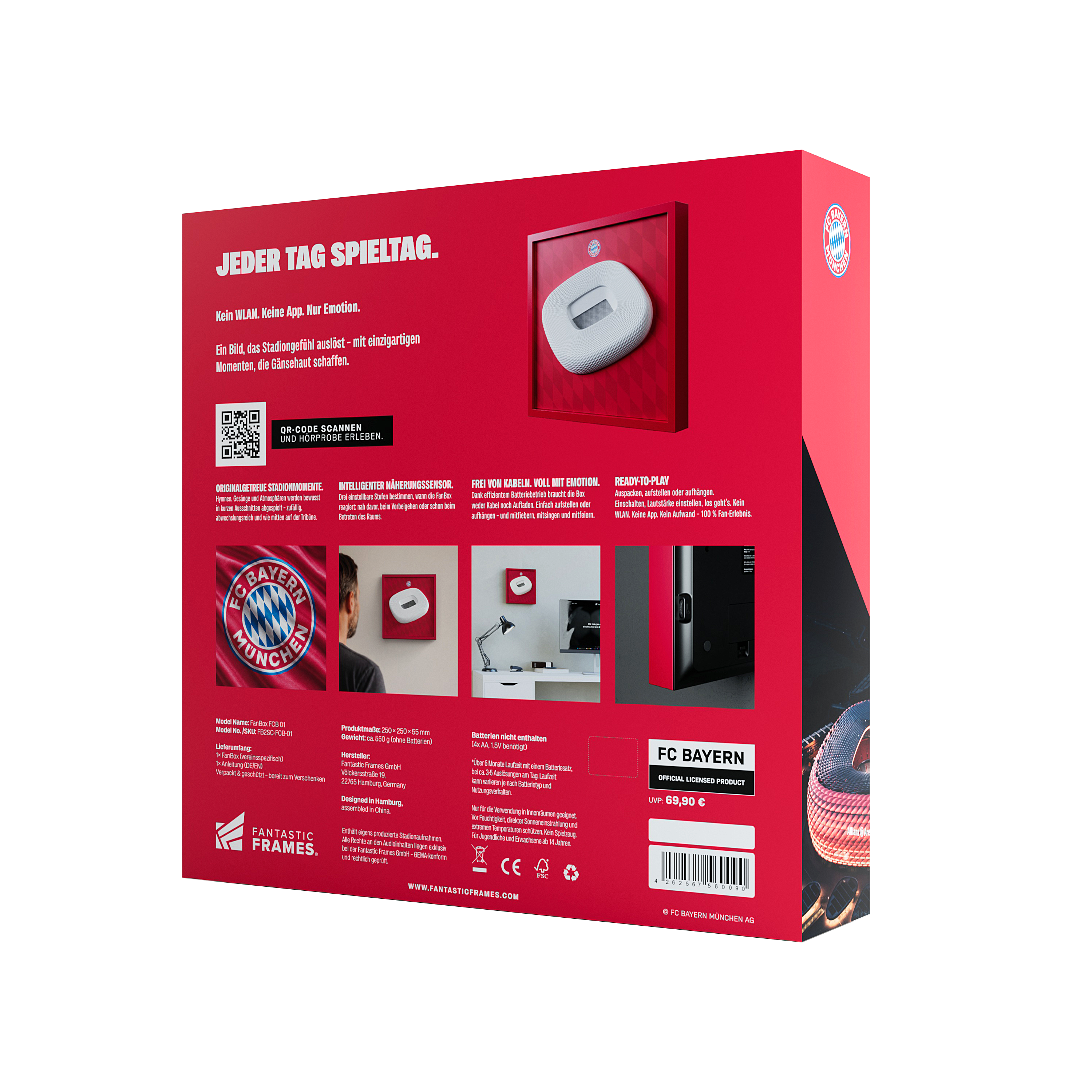 FC Bayern FanBox Geschenkverpackung, Rückseite