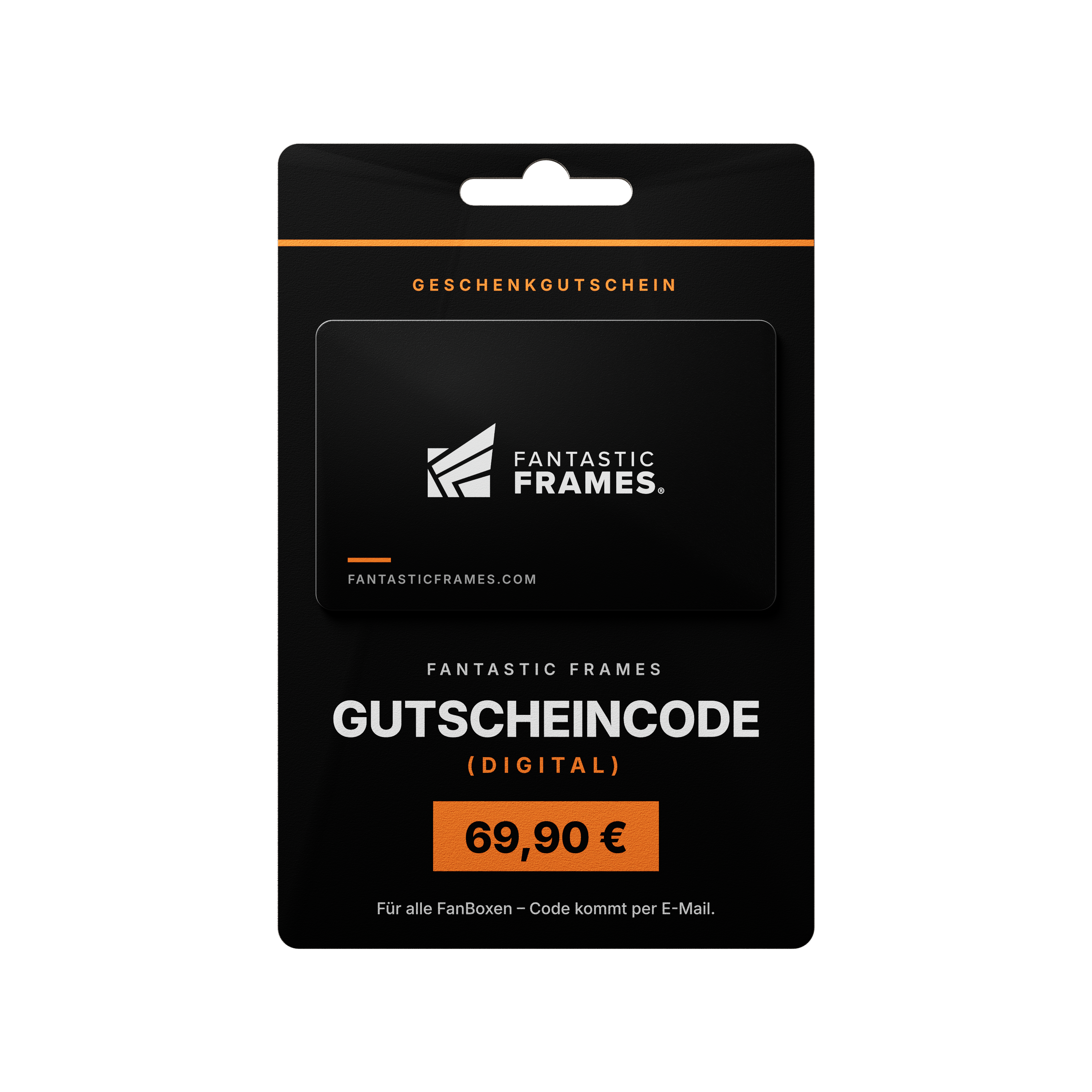 Fantastic Frames Gutscheincode (Digital) über 69,90 € – Geschenkkarte auf Hängekarton