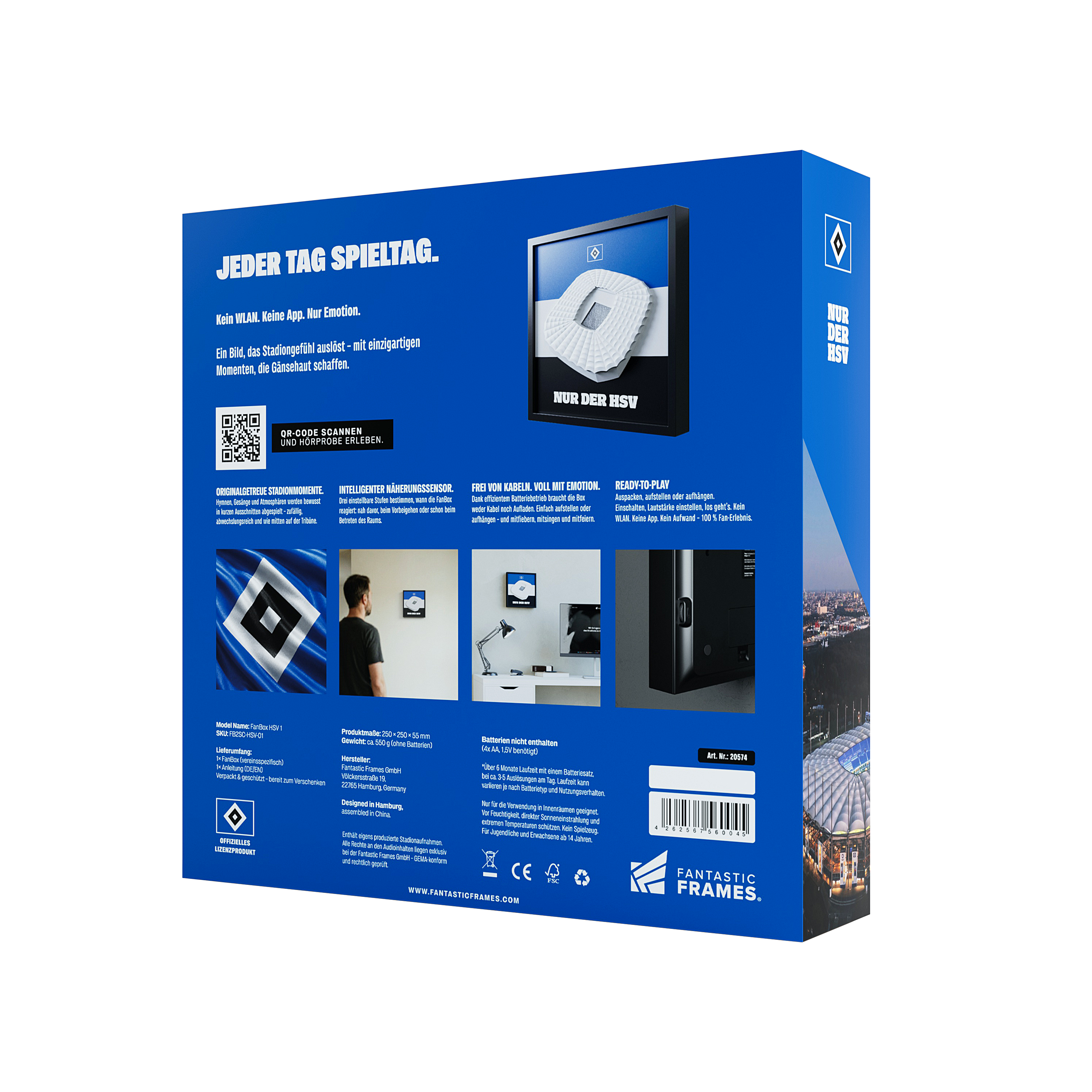 HSV FanBox Geschenkverpackung, Rückseite