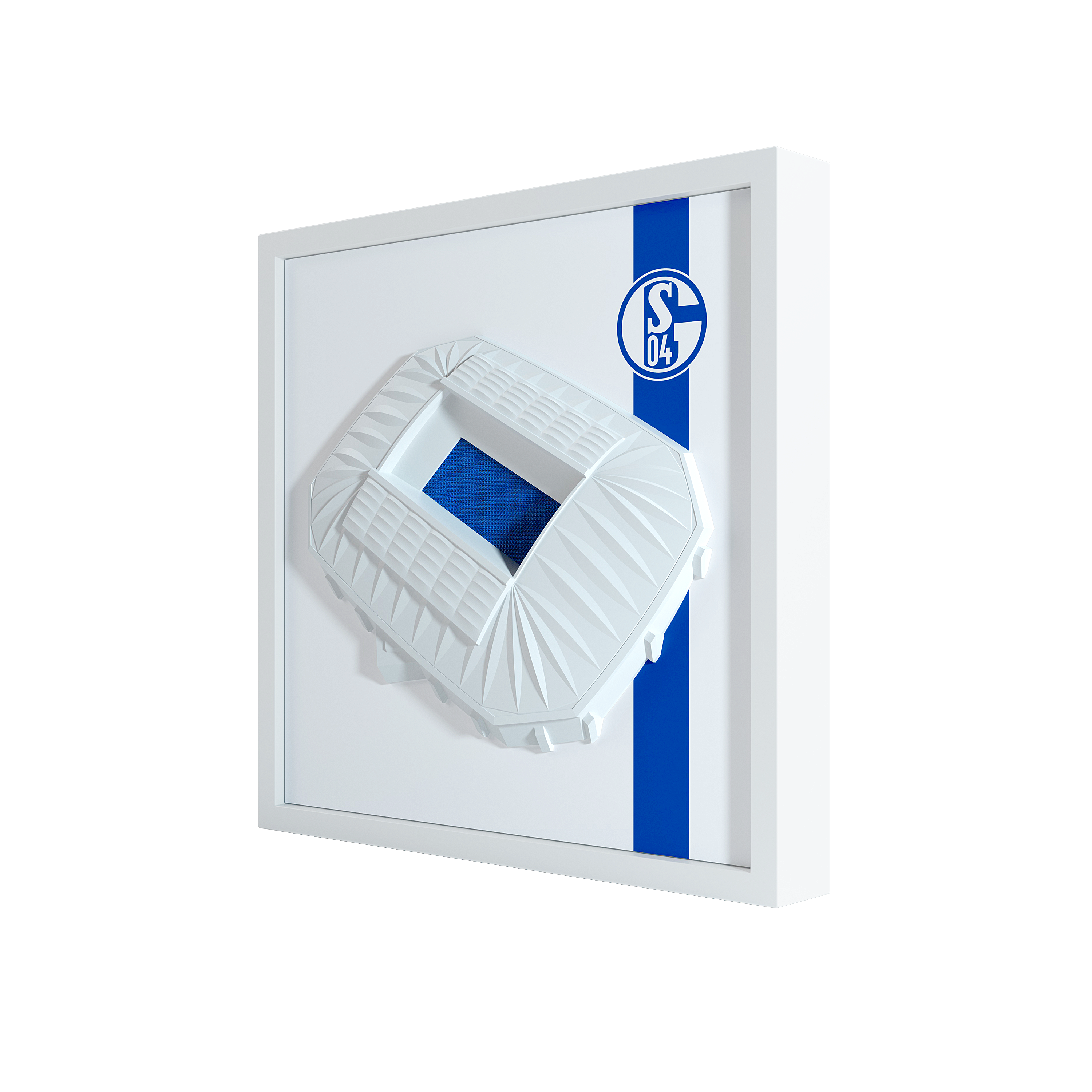 Schalke 04 FanBox schräg von vorne